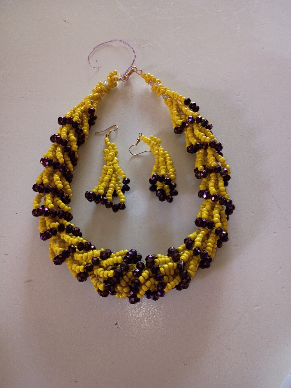 Necklace Earrings Chunky bold